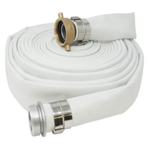 Gloxco 2-1/2" ID, Single Jacket Mill Hose Assembly (Aluminum Pin Lug Fittings... - Picture 1 of 1