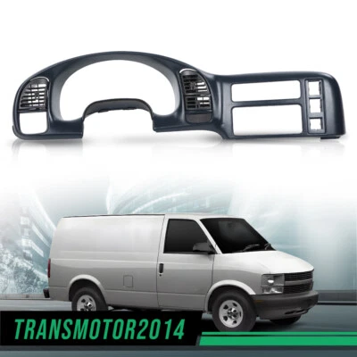 New Fit For 95-05 Chevrolet Astro Gmc Safari Dash Radio Cluster Trim Bezel Panel Foto 1 de 4