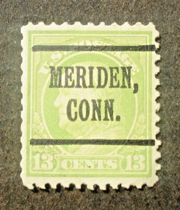US SC 513 MERIDEN, CONN PRECANCEL STAMP 1917 - Picture 1 of 2
