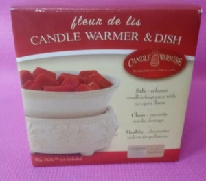 Ceramic Candle Warmer and Dish Sandstone New Open Box Candle Warmers Etc. Z4 - Picture 1 of 4