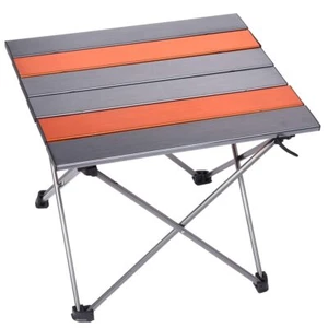Folding Portable Camping Table Aluminum Table Top Outdoor BBQ with Carry Bag - Picture 1 of 16