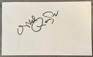 MEL RENFRO SIGNED 3"X5" INDEX CARD NFL AUTO DALLAS COWBOYS AUTOGRAPH D 2020 - Picture 1 of 1
