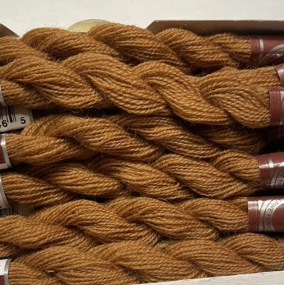 DMC Wool Embroidery Floss Medicis Ginger Gold 8302 27.3yd Skein Box Of 12. - Image 1 of 4