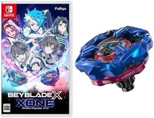 Switch Beyblade X XONE bonus Shinobi Knife 4-60LF Metal Coat:Blue Takara Tomy - Picture 1 of 5