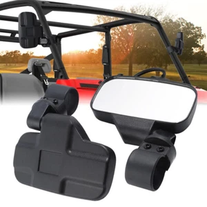 ATV UTV Rear Mirror Side mirrors For 1.75"- 2" Roll Bar for Polaris Ranger RZR - Picture 1 of 16