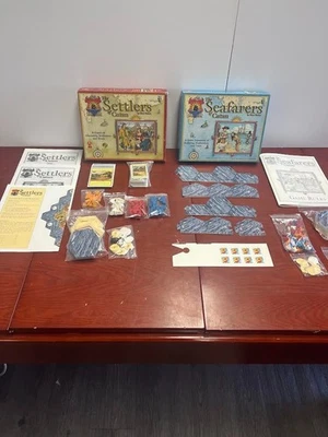 The Settlers of Catan + The Seafarers of Catan Expansion 3rd Edition Mayfair - Image 1 of 4