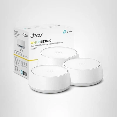 TP-Link Deco BE23 Dual-Band BE3600 WiFi 7 Mesh Wi-Fi System New!!! - Image 1 of 4