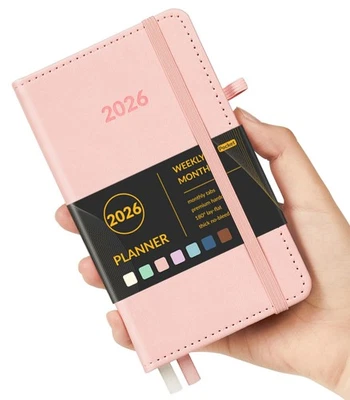 Forvencer Pocket Planner 2026, Weekly Monthly Planners with Month Tabs for Pu... - Image 1 of 4