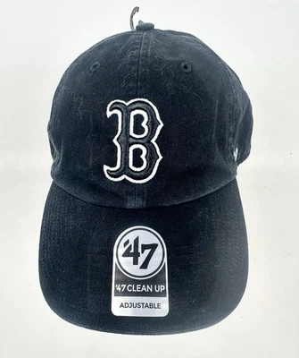 Boston Red Sox 47 Marca Gorra con Correa Negra NUEVA NUEVA CON ETIQUETAS MLB Béisbol Foto 1 de 4