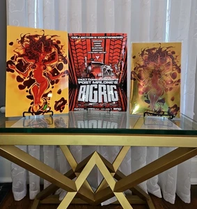 Post Malone's Big Rig #1 Blind Bag Gift Bundle Lobos Gold Foil and Metal Plate - Picture 1 of 11