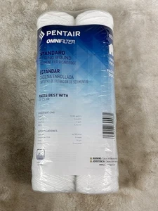 (2-Pk) Pentair OMNIFilter RS5 Standard Sediment Filter Cartridge White - Picture 1 of 6