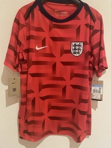 England 2024 Pre Match Shirt Nike Neu mit Etikett Original Medium Herren - Bild 1 von 5