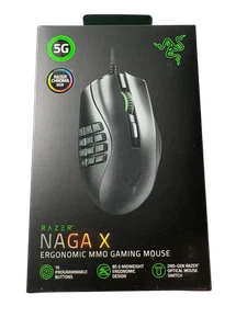 Razer Naga X Gaming Maus Schwarz Seitentasten ergonomische RGB MM - Bild 1 von 2