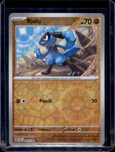 Riolu SV07: Stellar Crown Pokémon #081/142 Reverse Holo NM+ - Bild 1 von 2