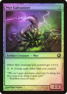 Magic The Gathering MTG MYR GALVANIZER FOIL Scars of Mirrodin NM Near Mint - Picture 1 of 1