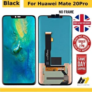 For Huawei Mate 20Pro Replacement LCD Touch Screen Display No Frame Black UK - Picture 1 of 5