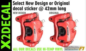 Bremsaufkleber Aufkleber für Mini Cooper S Werkssattel Original oder Neu Design 42mm - Bild 1 von 3