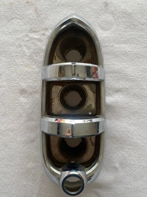 Conjunto de luces traseras Chrysler Imperial 1953 CHRBF carcasa cromada solamente Foto 1 de 4