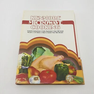 Vintage Sears Kenmore Microwave Cooking Cookbook Recipe Book Picture Beginner - Image 1 of 4