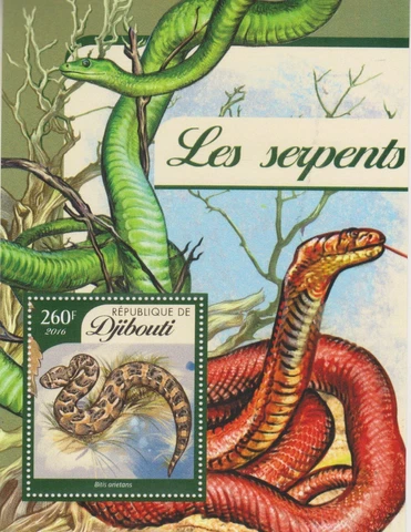 Snakes Djibouti Mint 4006 Cover