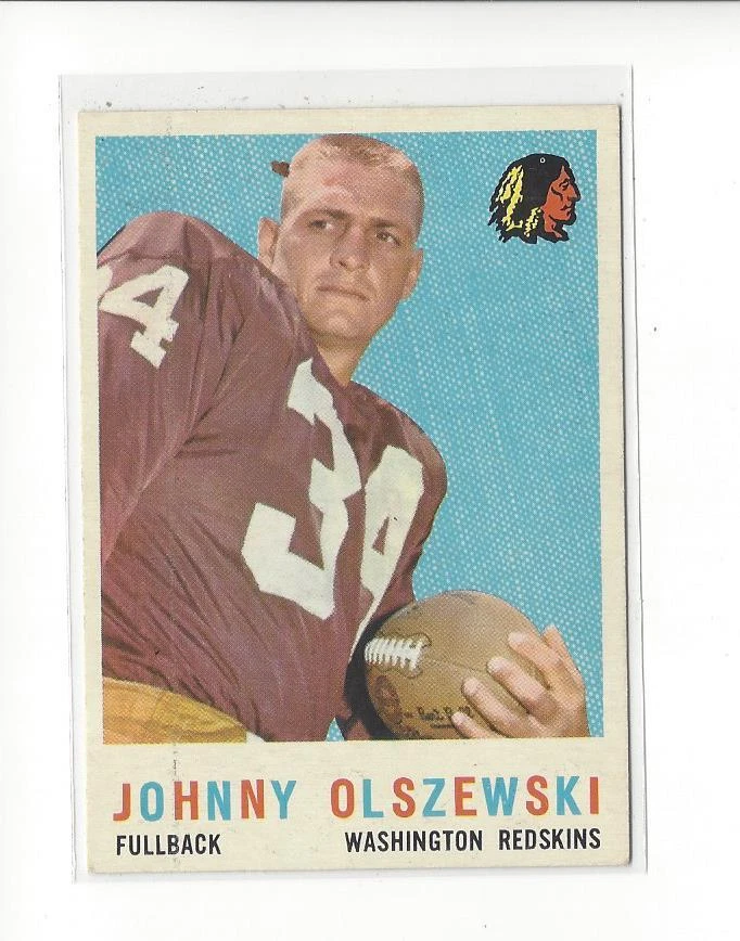 1959 Topps #115 John Olszewski Redskins - EX-MT - Image 1 of 1