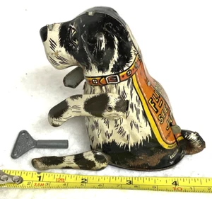 VINTAGE LOUIS MARX FLIPPO WINDUP TOY,PRESSED STEEL"TIN",WORKING!SEE ME JUMP!GIFT - Picture 1 of 7