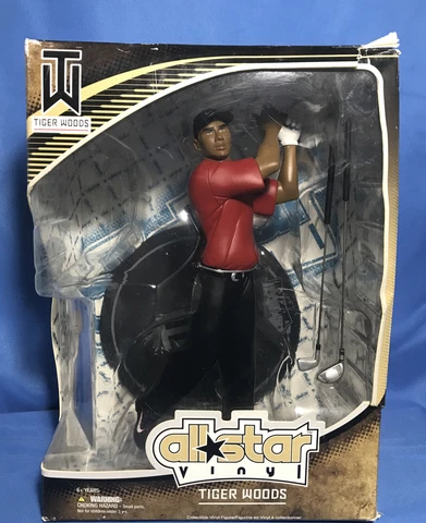 Tiger Woods Upper Deck Over sized All Star Vinyl Action Figure 2009 Cover