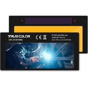 Auto Darkening Welding Lens Shade 11, 2x4 1/4 Gold Welding Lens, Solar Weldin... - Picture 1 of 6