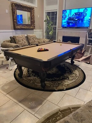 olhausen 8' used claw legs pool tables for sale $3400 - Image 1 of 4