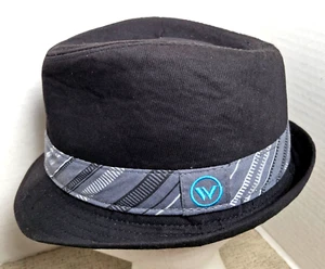 Target Shaun White Youth Fedora Black 100% Cotton Size 7" X 5-3/4", Kids Hat - Picture 1 of 12