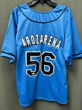 Randy Arozarena #56 Signed Rays Baseball Jersey Autographed AUTO JSA COA Sz XL