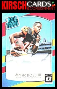 2017 Donruss Optic #194 John Ross III Red and Yellow RC - Picture 1 of 2