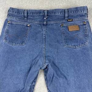 VTG Wrangler Jeans Mens 40x30 (38x29) Blue Cowboy Straight Work Western Rodeo - Bild 1 von 10