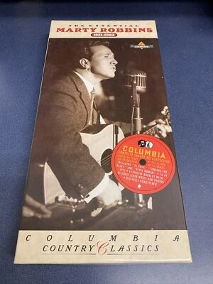 THE ESSENTIAL MARTY ROBBINS 1951-1982 2 CASSETTES BOX SET C2T48537 91 w/booklet - Image 1 of 4