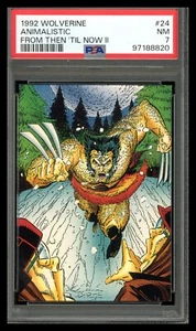 1992 Marvel Wolverine Animalistic From Then Til Now #24 Low Pop - Bild 1 von 2