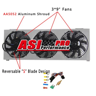 FOR 1991-2001 Jeep Cherokee XJ 4.0L ELECTRIC FAN+ALUMINUM SHROUD RELAY Foto 1 de 4