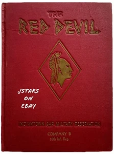 1951 US ARMY 5th INFANTRY DIVISION CO B 1 BN 10TH RGT YEARBOOK INDIANTOWN GAP PA - Picture 1 of 10