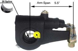 Automatic Slack Adjuster, MERITOR TYPE 28 Spline 5.5" Ref R801073, 139.2831 - Picture 1 of 2