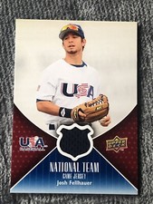 Josh Fellhauer USA-JF 2009 Upper Deck USA Baseball National Team Game Jersey