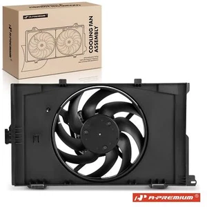 A-Premium Radiator Cooling Fan Assy w/ Shroud for BMW i3 I01 2014 2015-2021 2.0L - Picture 1 of 10