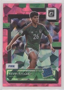 2022-23 Panini Donruss Rated Rookie Optic Pink Ice Prizm /25 Kevin Alvarez #186