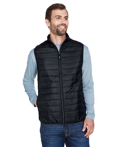 Core 365 Men's 100% Polyester Prevail Packable Puffer Outerwear Vest CE702 S-5XL - Picture 1 of 7