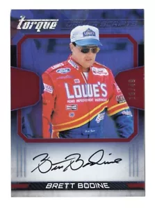 Brett Bodine 2017 Panini Torque Racing DRIVER SCRIPTS AUTOGRAPH Rare Card #13/49 - Bild 1 von 2