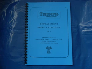 TRIUMPH 3TA/5TA/T90/T100 PARTS BOOK FOR 1964 MODELS - Picture 1 of 1