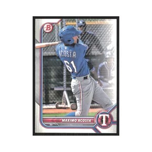 2022 Bowman Prospects Maximo Acosta Rangers #BP-113 - Picture 1 of 3