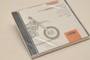 NEW GENUINE KTM SERVICE REPAIR WORKSHOP MANUAL CD  3206114- 65 SX/XC 2009-2012 - Picture 1 of 2