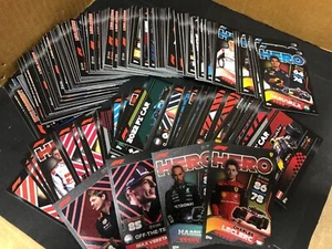 LOTTO 258 CARD TOPPS TURBO ATTAX F1 2022 CARD BASE TUTTE DIFFERENTI NUOVE NEW - Picture 1 of 4