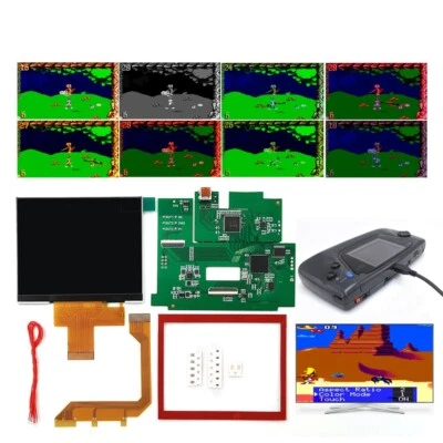 MARKENLOS SEGA Game Gear IPS LCD Screen HDMI Kits Adjustable OSD Menu Brightness