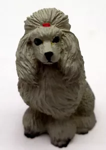 CANICHE, FIGURA GRIS, PEQUEÑOS, ARTÍCULO DE CONCEPTOS CONVERSATON DTN01B - Imagen 1 de 5