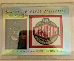 2003-04 Topps Contemporary Collection Lucky Draw TRAVIS OUTLAW patch /175